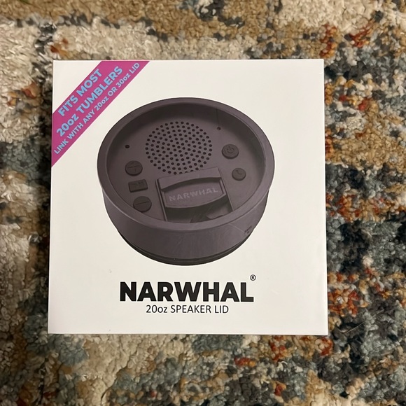 Narwhal Speaker Lid (20oz) - Picture 1 of 3